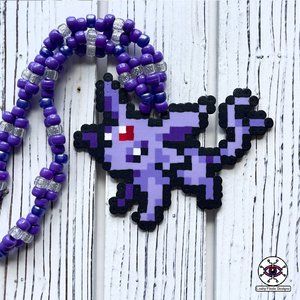 Espeon Perler Necklace